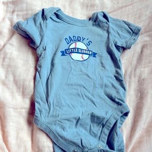Children’s Place Baby Short-Sleeve Baseball Onesie